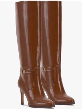 Leather Skylie Boots by Vince Camuto (Whiskey color)